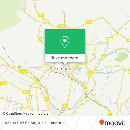 Vesus Hair Salon map