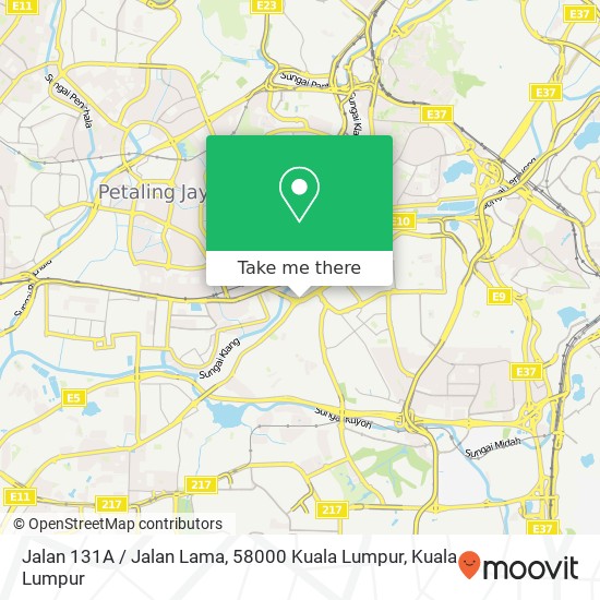 Peta Jalan 131A / Jalan Lama, 58000 Kuala Lumpur