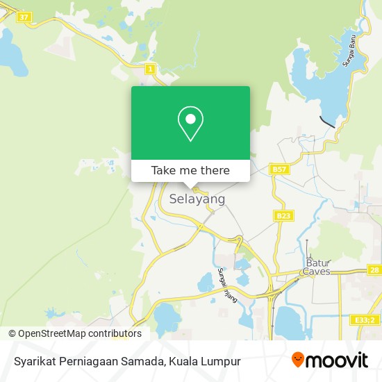 Syarikat Perniagaan Samada map
