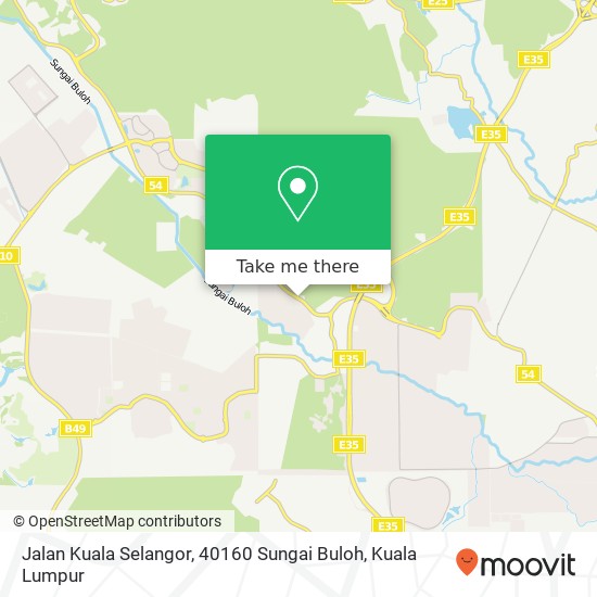 Peta Jalan Kuala Selangor, 40160 Sungai Buloh