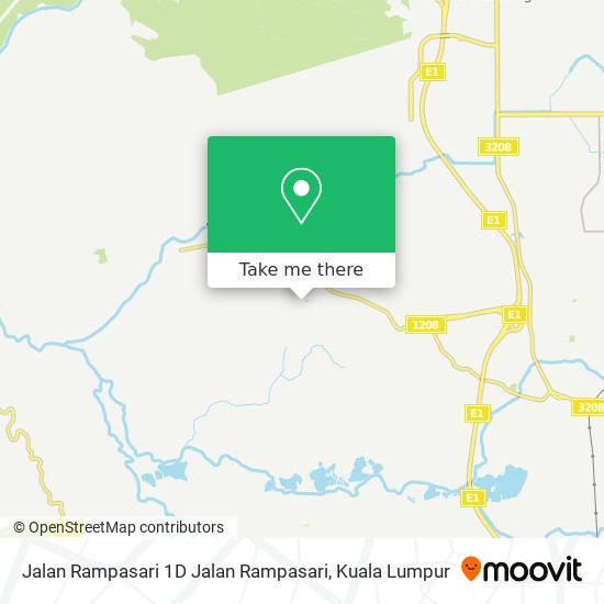 Jalan Rampasari 1D Jalan Rampasari map