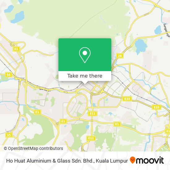 Ho Huat Aluminium & Glass Sdn. Bhd. map