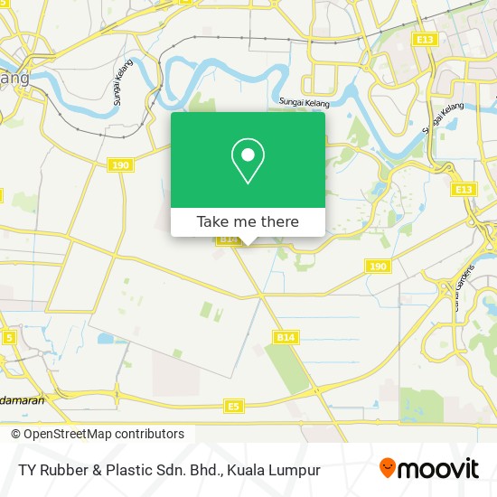 TY Rubber & Plastic Sdn. Bhd. map