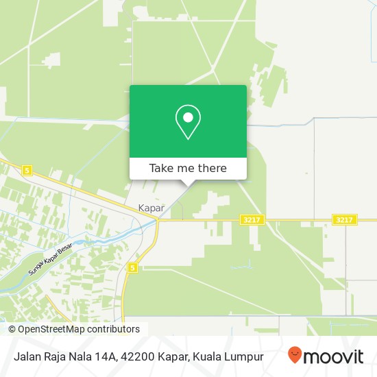 Jalan Raja Nala 14A, 42200 Kapar map