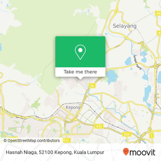 Hasnah Niaga, 52100 Kepong map