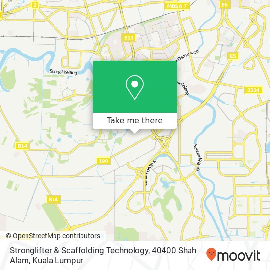 Stronglifter & Scaffolding Technology, 40400 Shah Alam map