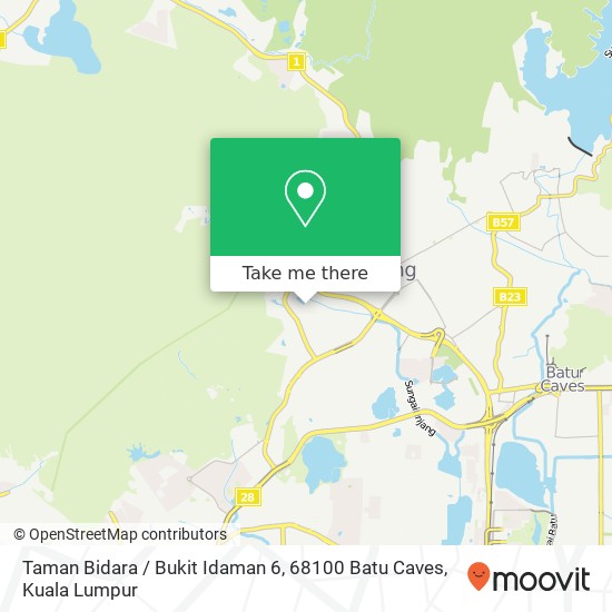 Taman Bidara / Bukit Idaman 6, 68100 Batu Caves map