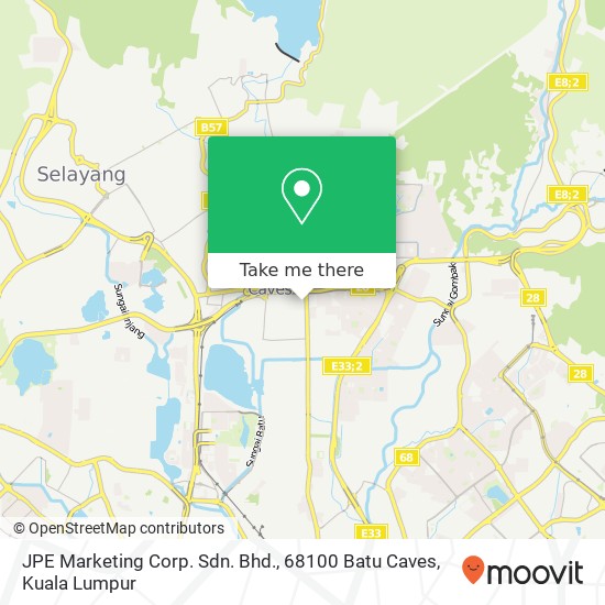 JPE Marketing Corp. Sdn. Bhd., 68100 Batu Caves map