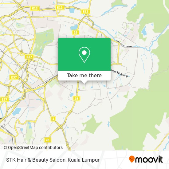 STK Hair & Beauty Saloon map