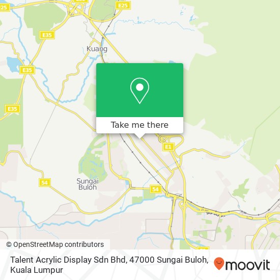 Talent Acrylic Display Sdn Bhd, 47000 Sungai Buloh map