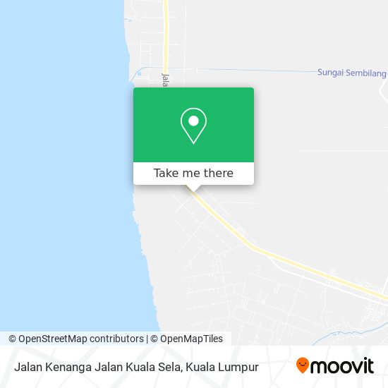 Peta Jalan Kenanga Jalan Kuala Sela