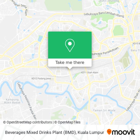 Beverages Mixed Drinks Plant (BMD) map