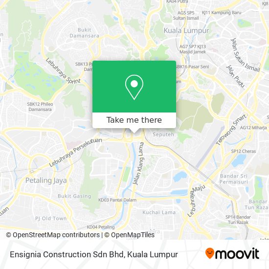 Peta Ensignia Construction Sdn Bhd