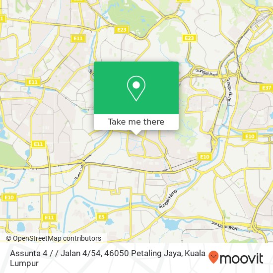 Assunta 4 / / Jalan 4 / 54, 46050 Petaling Jaya map