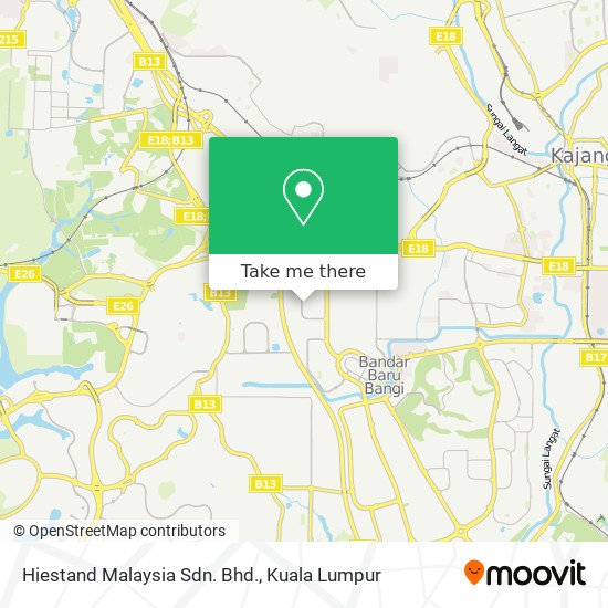 Hiestand Malaysia Sdn. Bhd. map