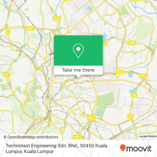 Technotest Engineering Sdn. Bhd., 50450 Kuala Lumpur map