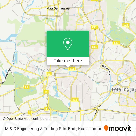 M & C Engineering & Trading Sdn. Bhd. map