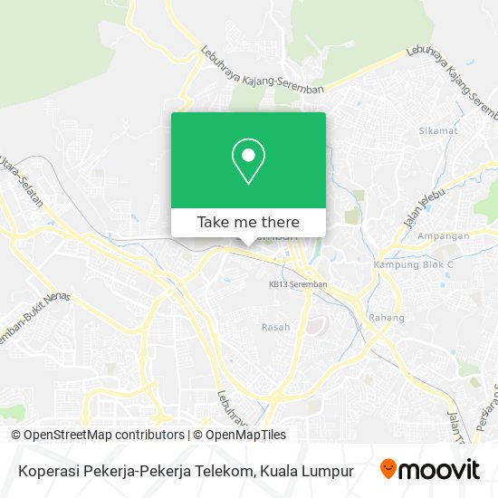 Koperasi Pekerja-Pekerja Telekom map