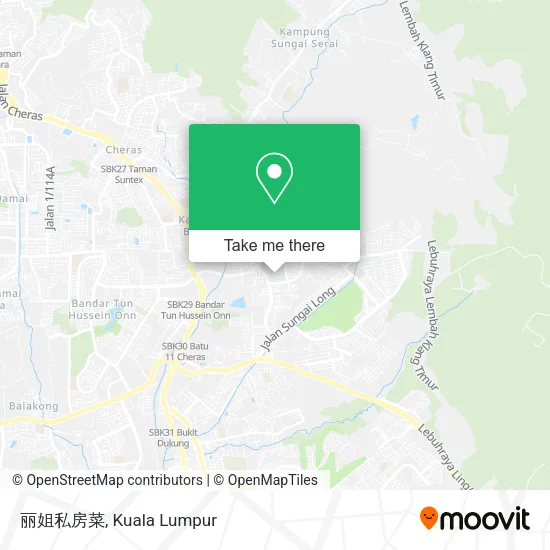 丽姐私房菜 map