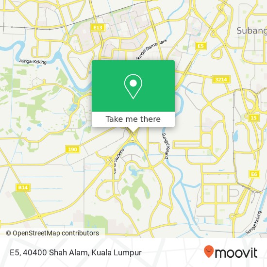 E5, 40400 Shah Alam map
