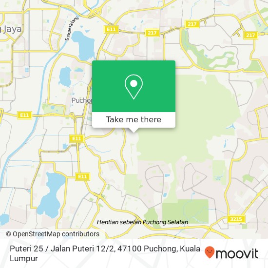 Puteri 25 / Jalan Puteri 12 / 2, 47100 Puchong map