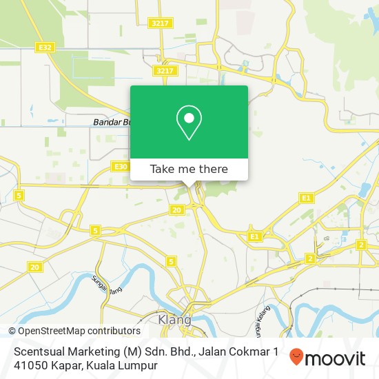 Scentsual Marketing (M) Sdn. Bhd., Jalan Cokmar 1 41050 Kapar map