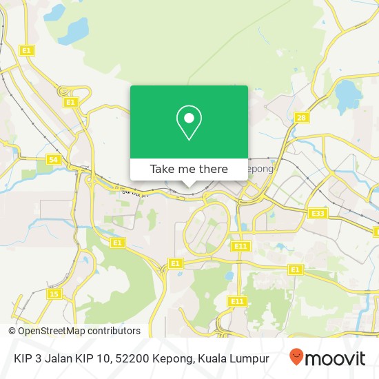 KIP 3 Jalan KIP 10, 52200 Kepong map