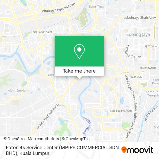 Peta Foton 4s Service Center (MPIRE COMMERCIAL SDN BHD)