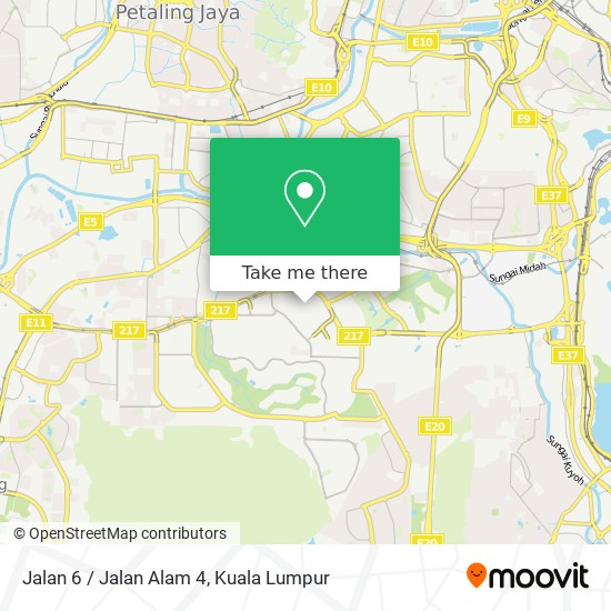 Jalan 6 / Jalan Alam 4 map