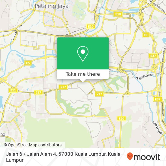 Jalan 6 / Jalan Alam 4, 57000 Kuala Lumpur map