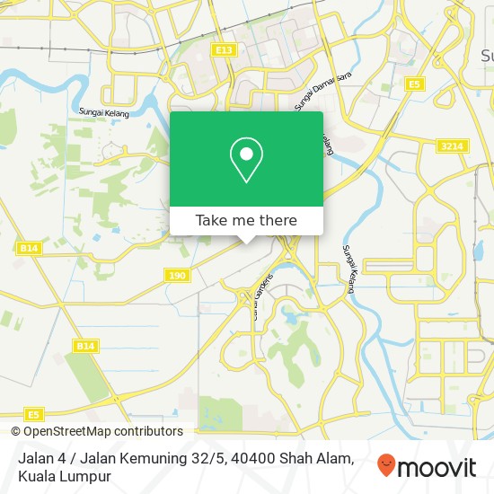 Jalan 4 / Jalan Kemuning 32 / 5, 40400 Shah Alam map