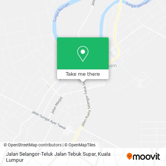 Jalan Selangor-Teluk Jalan Tebuk Supar map