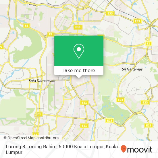 Peta Lorong 8 Lorong Rahim, 60000 Kuala Lumpur