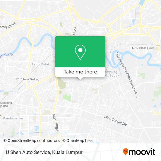 U Shen Auto Service map