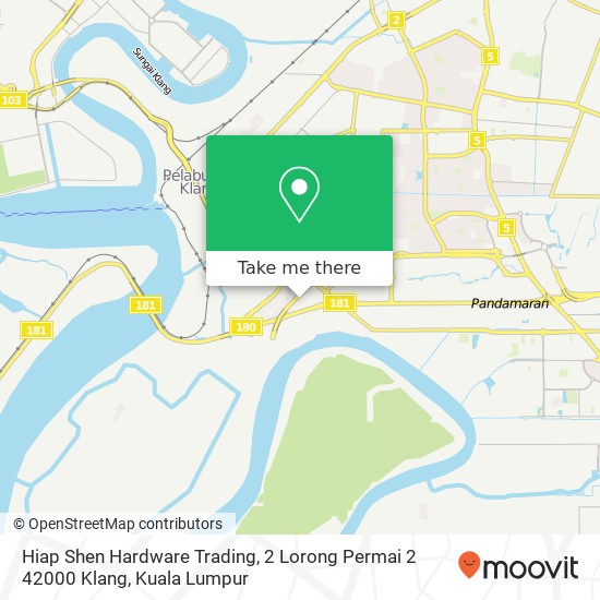 Hiap Shen Hardware Trading, 2 Lorong Permai 2 42000 Klang map