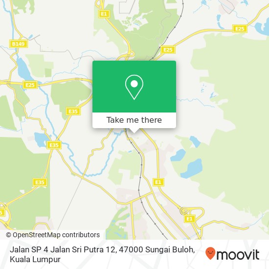 Peta Jalan SP 4 Jalan Sri Putra 12, 47000 Sungai Buloh