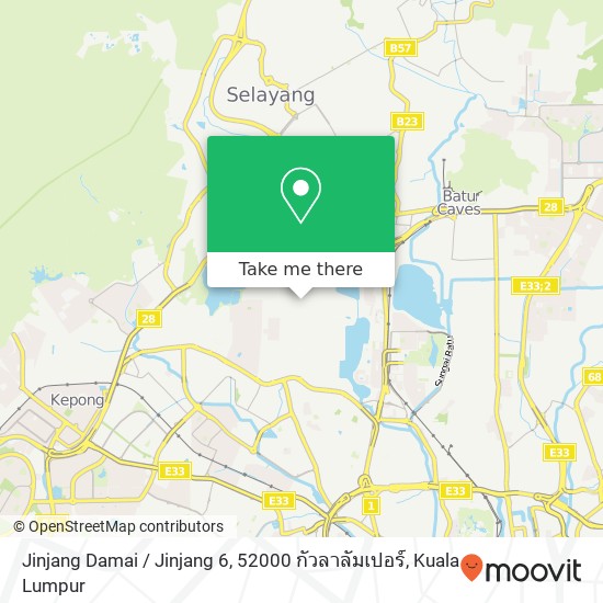 Peta Jinjang Damai / Jinjang 6, 52000 กัวลาลัมเปอร์