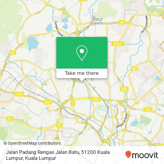 Jalan Padang Rengas Jalan Batu, 51200 Kuala Lumpur map