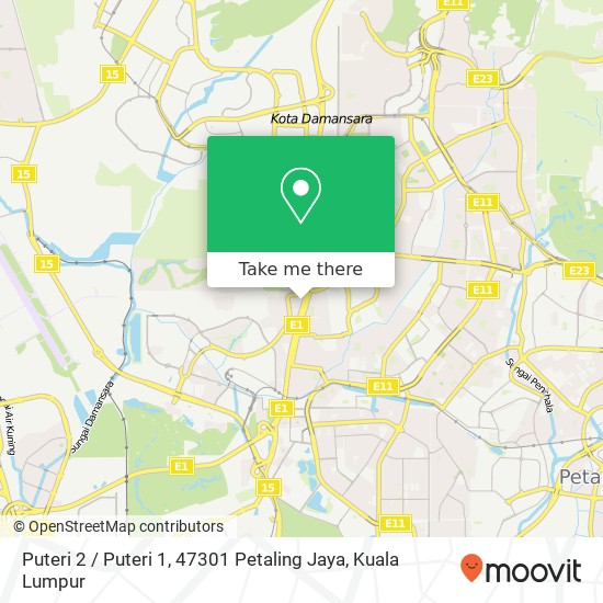 Puteri 2 / Puteri 1, 47301 Petaling Jaya map