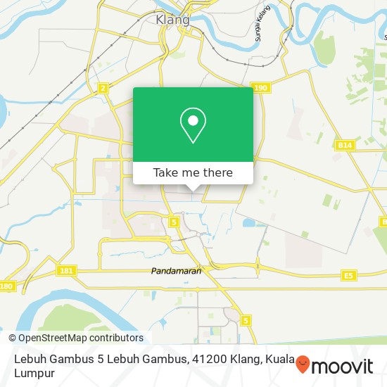 Lebuh Gambus 5 Lebuh Gambus, 41200 Klang map