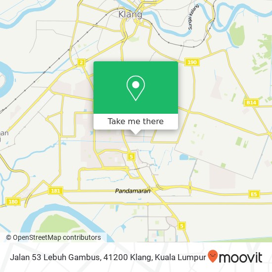 Jalan 53 Lebuh Gambus, 41200 Klang map