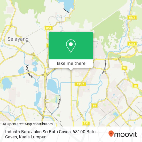 Industri Batu Jalan Sri Batu Caves, 68100 Batu Caves map