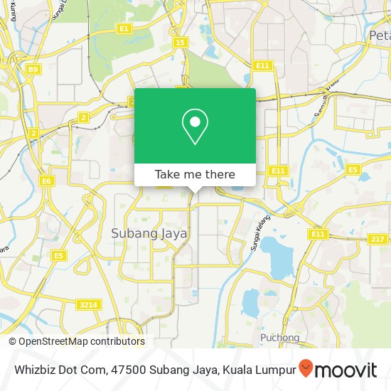 Whizbiz Dot Com, 47500 Subang Jaya map