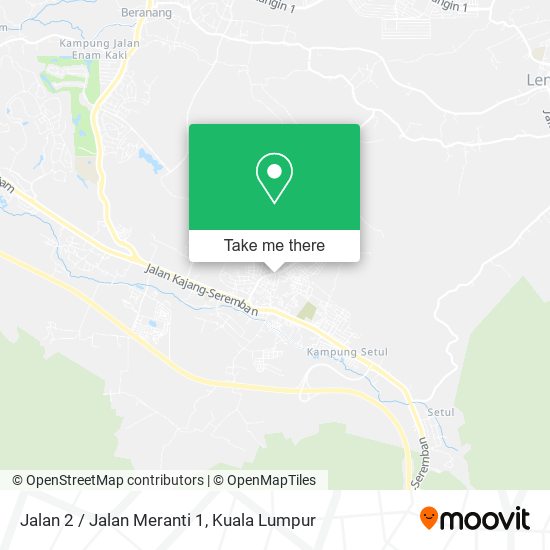 Jalan 2 / Jalan Meranti 1 map