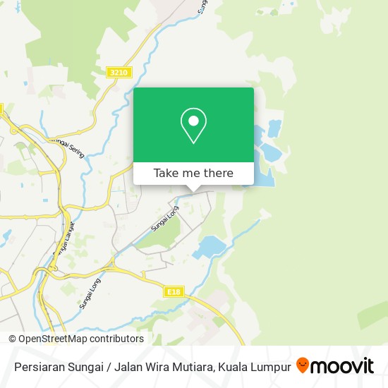 Peta Persiaran Sungai / Jalan Wira Mutiara