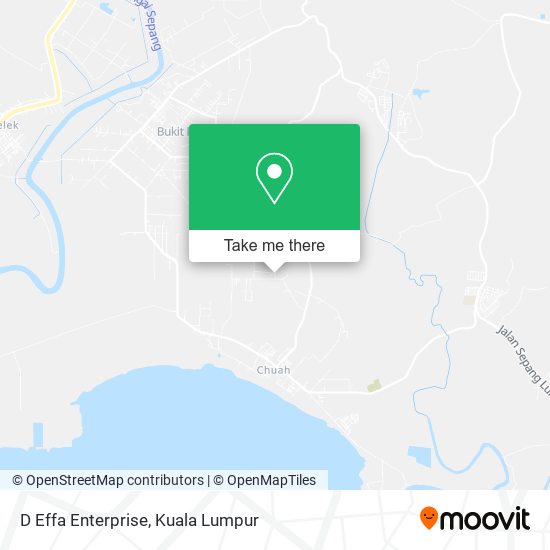 Peta D Effa Enterprise, Lorong Tuladi 71960 Jimah