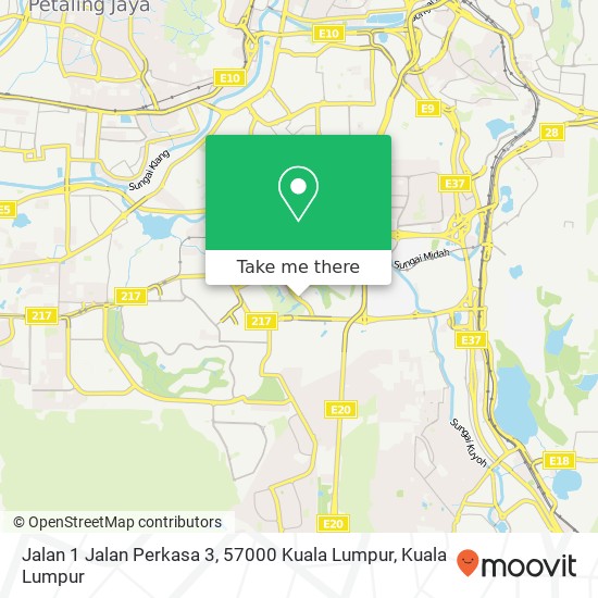 Jalan 1 Jalan Perkasa 3, 57000 Kuala Lumpur map