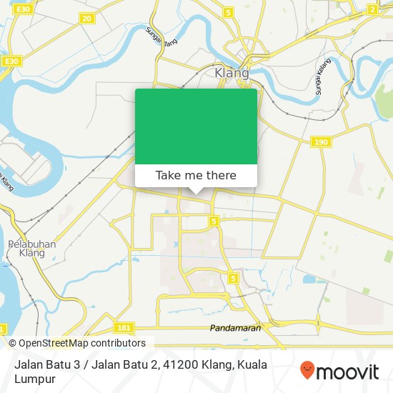 Peta Jalan Batu 3 / Jalan Batu 2, 41200 Klang