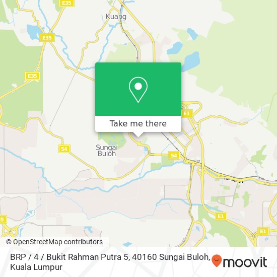Peta BRP / 4 / Bukit Rahman Putra 5, 40160 Sungai Buloh