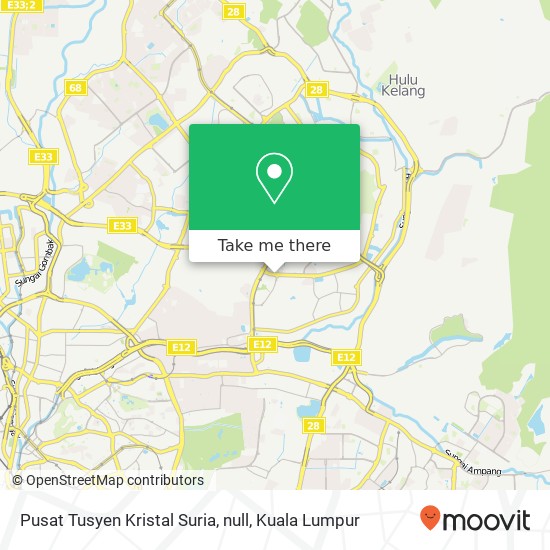 Pusat Tusyen Kristal Suria, null map